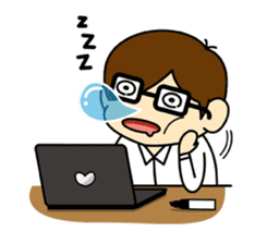 Daily Lives of programmer sticker #356470