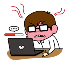 Daily Lives of programmer sticker #356477