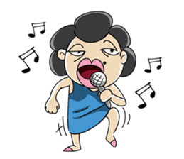 Crazy Aunt sticker #356667