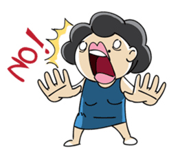 Crazy Aunt sticker #356670