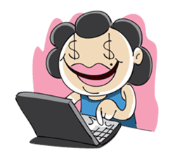 Crazy Aunt sticker #356673