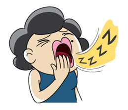 Crazy Aunt sticker #356677