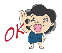 Crazy Aunt sticker #356678