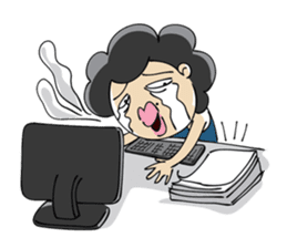 Crazy Aunt sticker #356680