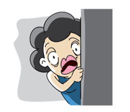 Crazy Aunt sticker #356681