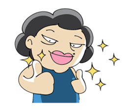 Crazy Aunt sticker #356692