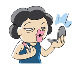 Crazy Aunt sticker #356693