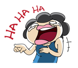 Crazy Aunt sticker #356694