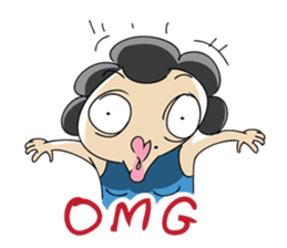 Crazy Aunt sticker #356695