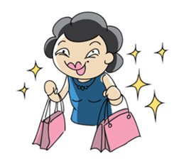 Crazy Aunt sticker #356700