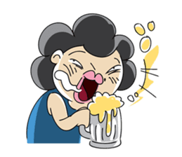 Crazy Aunt sticker #356702