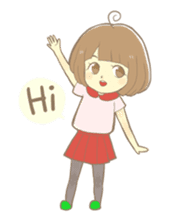 Apple-chan and friends sticker #356825