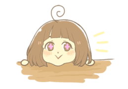 Apple-chan and friends sticker #356826