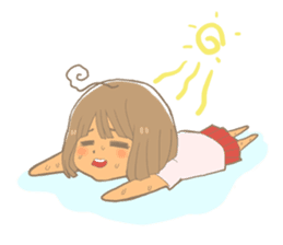 Apple-chan and friends sticker #356828