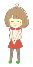 Apple-chan and friends sticker #356831