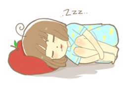 Apple-chan and friends sticker #356832