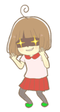 Apple-chan and friends sticker #356835