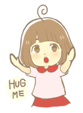 Apple-chan and friends sticker #356842