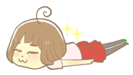 Apple-chan and friends sticker #356845