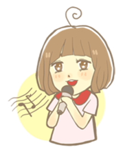 Apple-chan and friends sticker #356849