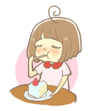 Apple-chan and friends sticker #356850