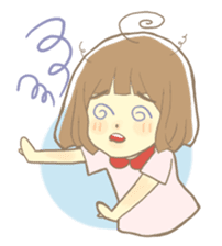 Apple-chan and friends sticker #356852