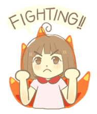 Apple-chan and friends sticker #356858