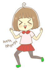 Apple-chan and friends sticker #356860