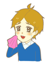 Apple-chan and friends sticker #356861