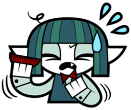 Vampire Girl Rammie sticker #357011