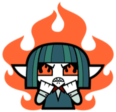 Vampire Girl Rammie sticker #357012