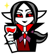 Vampire Girl Rammie sticker #357018