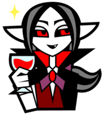 Vampire Girl Rammie sticker #357018