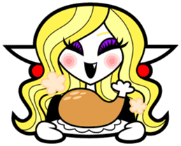 Vampire Girl Rammie sticker #357020