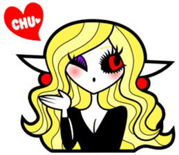 Vampire Girl Rammie sticker #357022