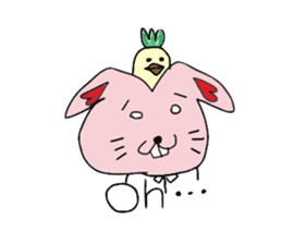 momoiro rabbit sticker #357349