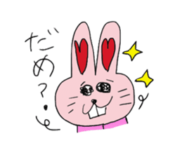momoiro rabbit sticker #357356