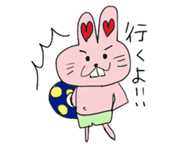 momoiro rabbit sticker #357366