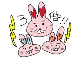 momoiro rabbit sticker #357367