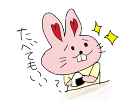 momoiro rabbit sticker #357376