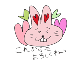 momoiro rabbit sticker #357380
