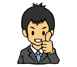 Businessman Stamp sticker #357426