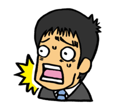 Businessman Stamp sticker #357432