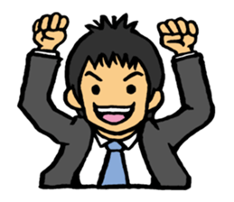 Businessman Stamp sticker #357433