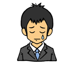Businessman Stamp sticker #357435