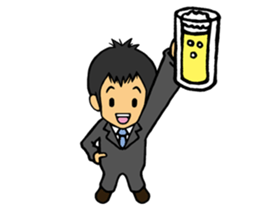 Businessman Stamp sticker #357439