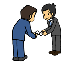 Businessman Stamp sticker #357446