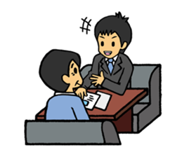 Businessman Stamp sticker #357447