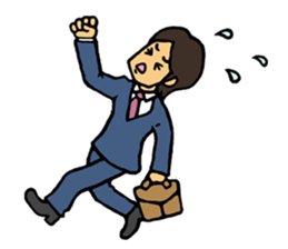 Businessman Stamp sticker #357464
