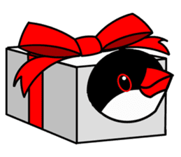 Love Bird Java sparrow sticker #357547